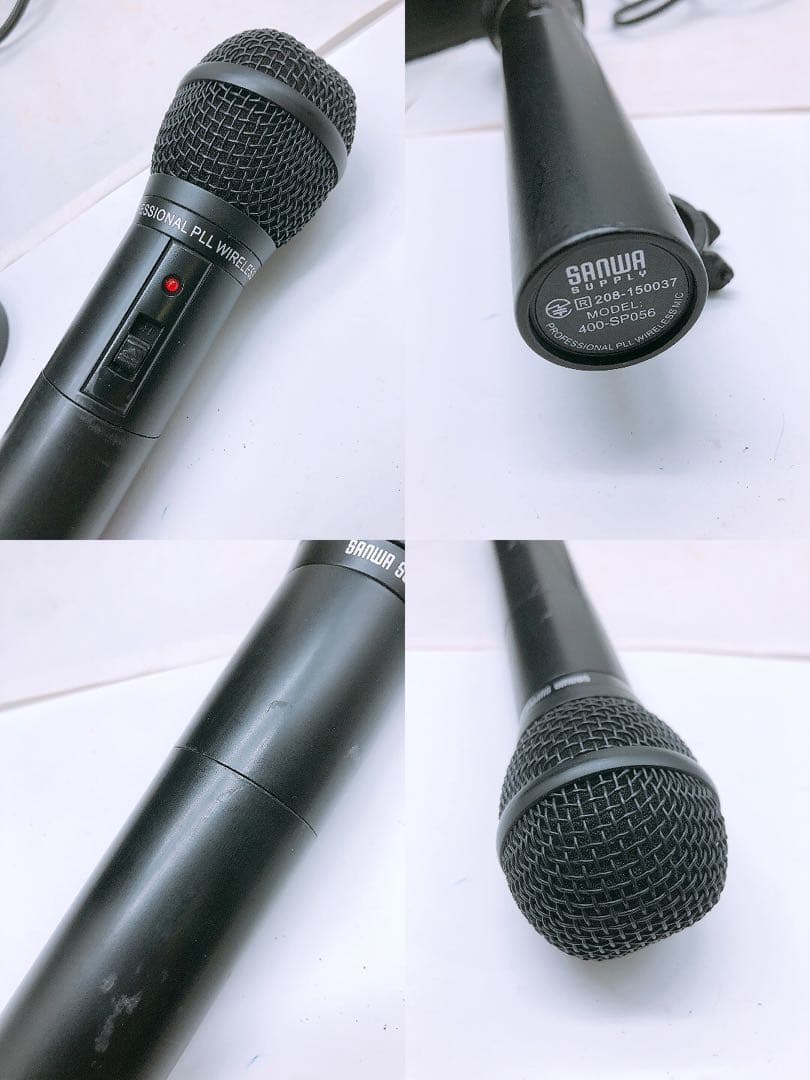 通電のみ確認 サンワサプライ ワイヤレス拡声器スピーカー SANWA 中古品