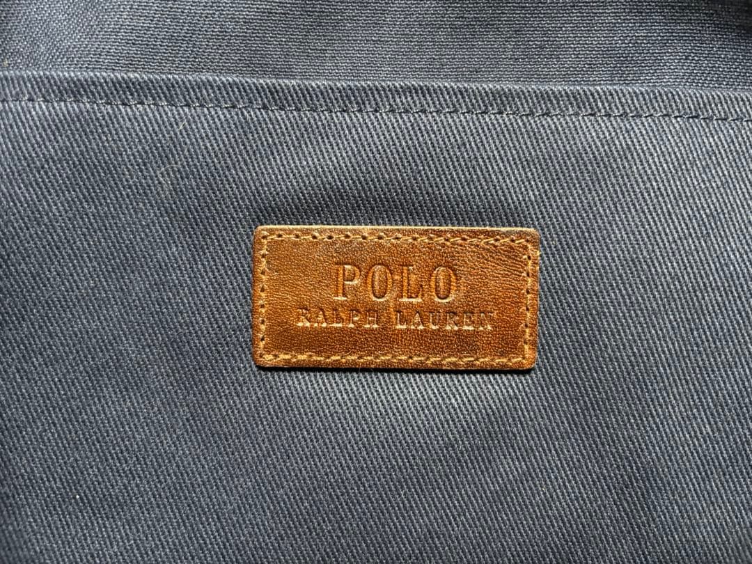 ポロ ラルフローレン トートバッグ ポロベアー ユニセックス ネイビー