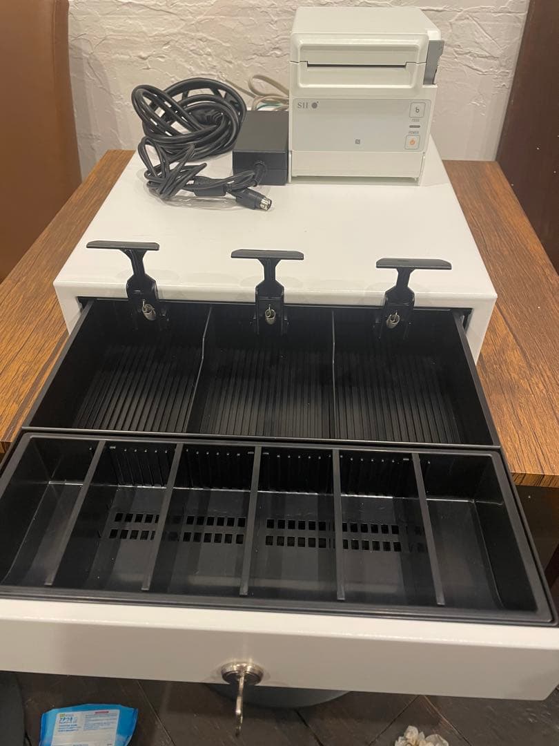 Airレジ対応SII RP-F10 レジスタープリンター&キャッシュドロア