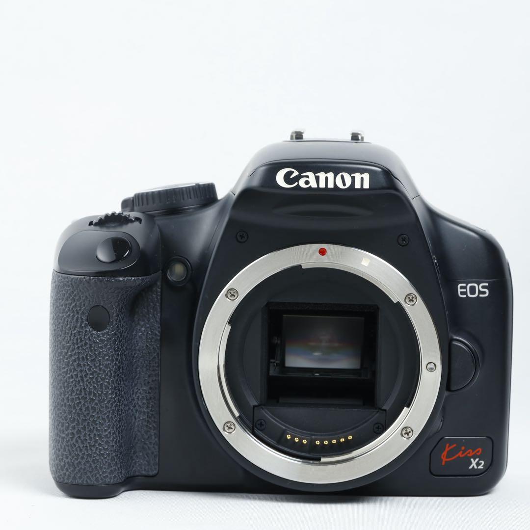 019★初心者★デジタル一眼レフ★Canon★ダブルレンズ★kissx2