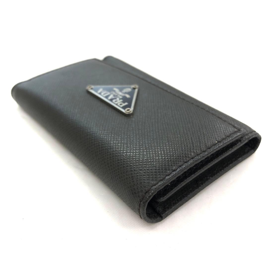 M11/014 PRADA プラダ 6連キーケース グレー