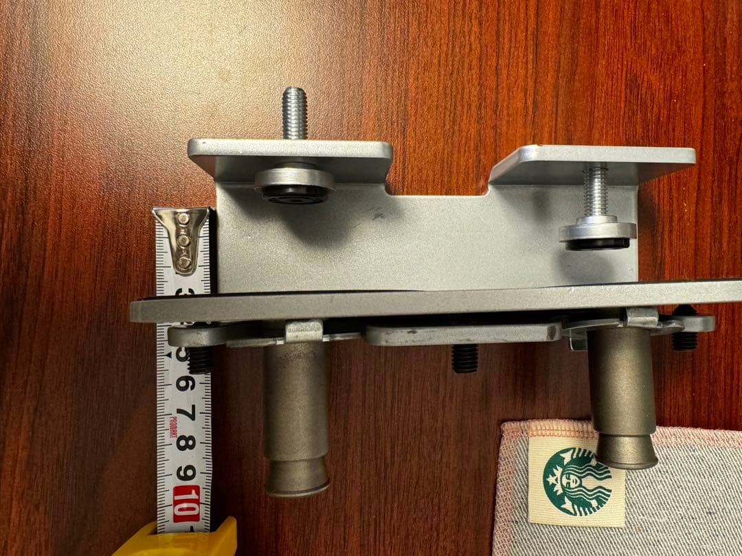 cbs flo デュアル用　テーブルクランプ　シルバー