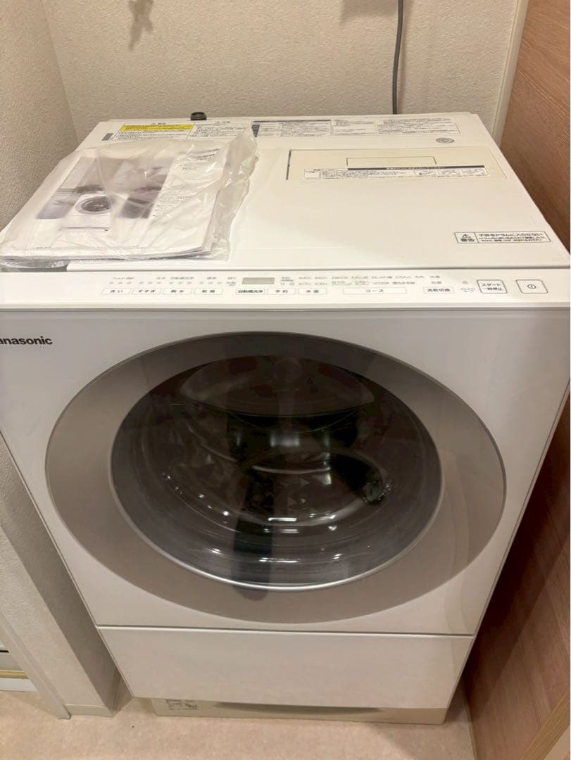 無料配送有　Panasonic ドラム式洗濯機 NA-VG710R 2016年製