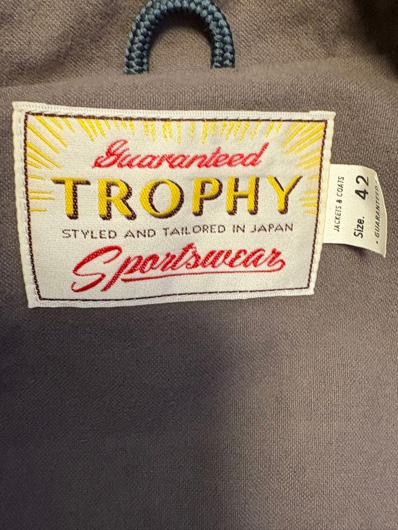 Trophy Clothing トロフィークロージング　コーチジャケット　42