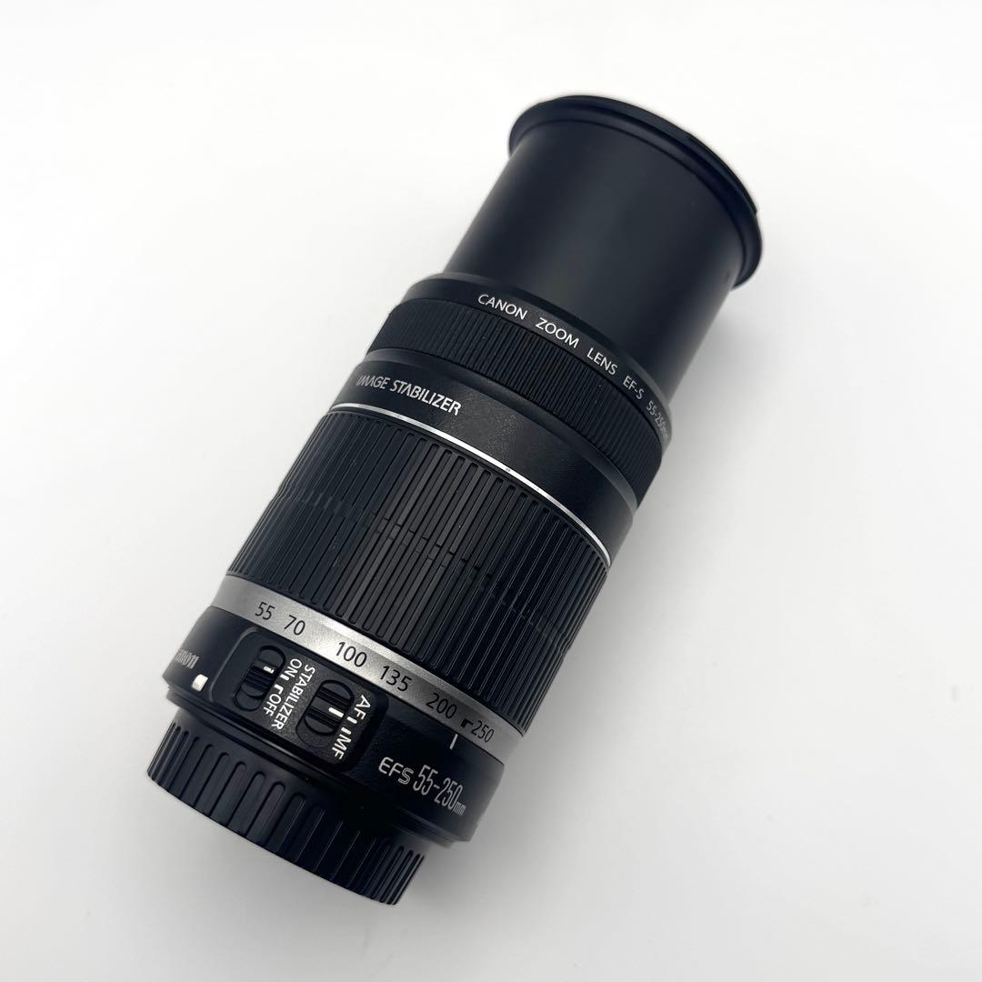 Canon キャノン 標準ズームレンズ EFS55-250mm カメラレンズ
