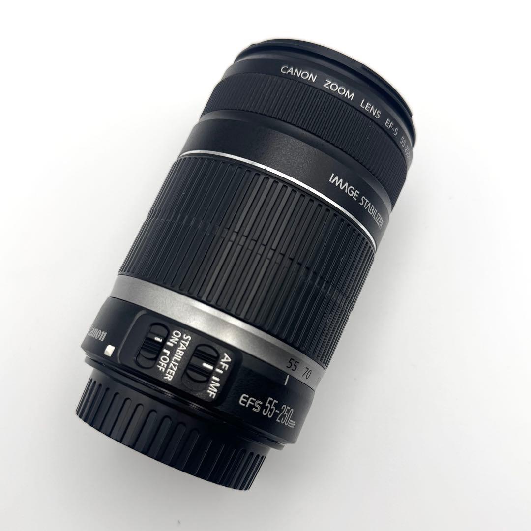 Canon キャノン 標準ズームレンズ EFS55-250mm カメラレンズ