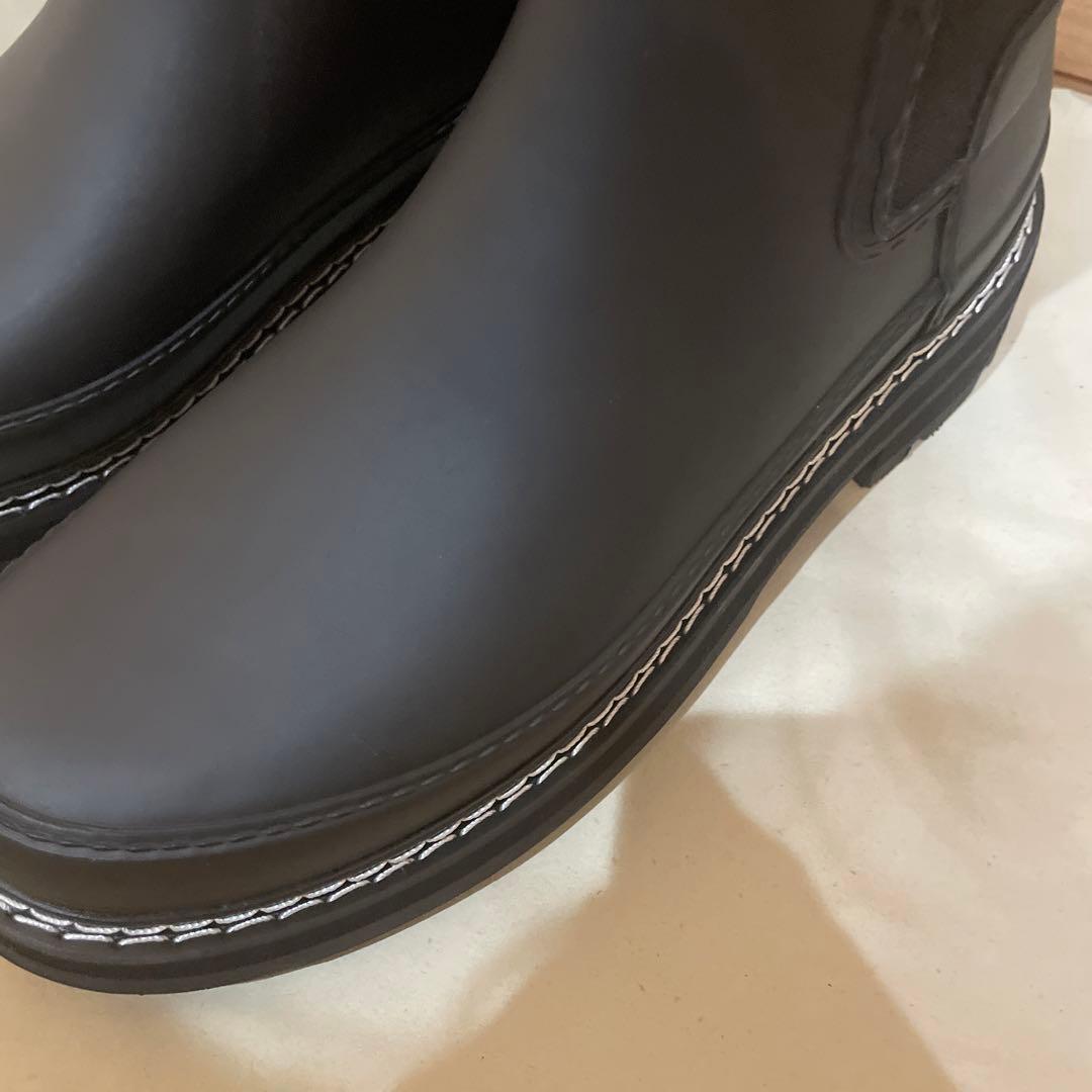 美品　HUNTER ハンター　リファインドステッチ チェルシーブーツ　黒　UK5