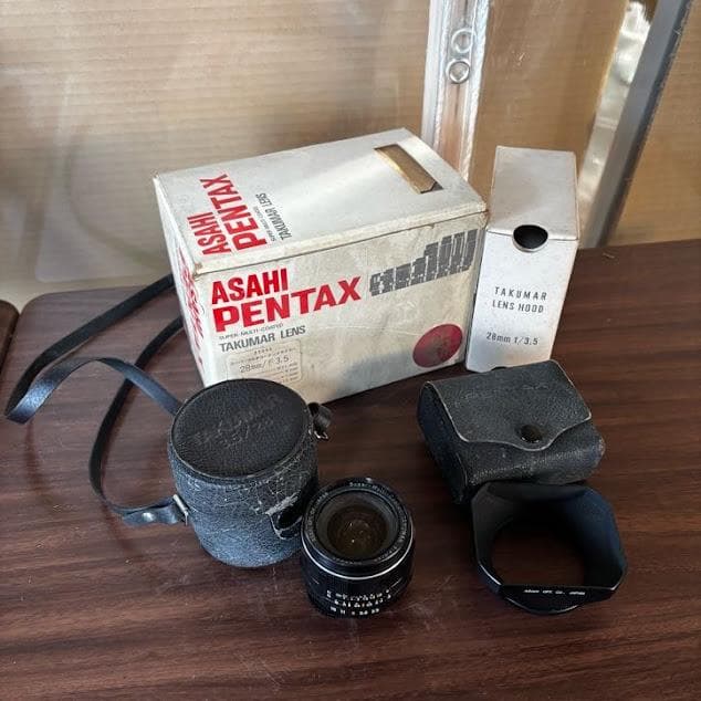 Super-Multi-coated TAKUMAR 28㎜F3.5/ 角型