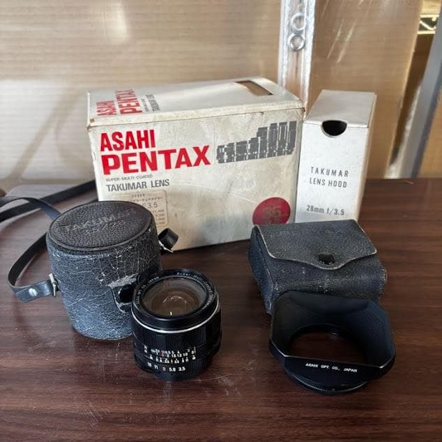 Super-Multi-coated TAKUMAR 28㎜F3.5/ 角型