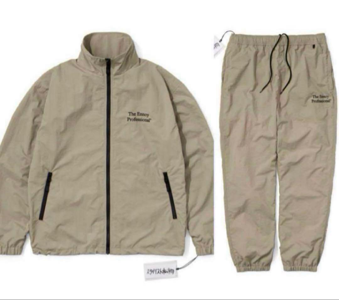The Ennoy Professionalナイロンジャケット M ベージュ