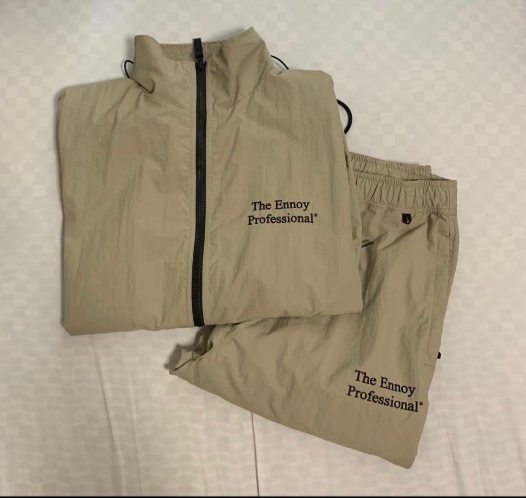 The Ennoy Professionalナイロンジャケット M ベージュ