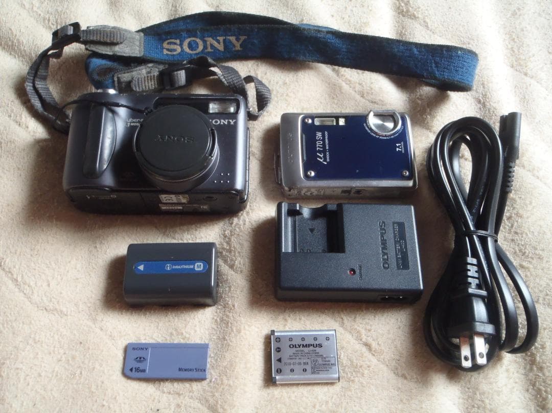 ❤️動作品オリンパス μ770SWなど２台セット❤️今は、バッテリー付き