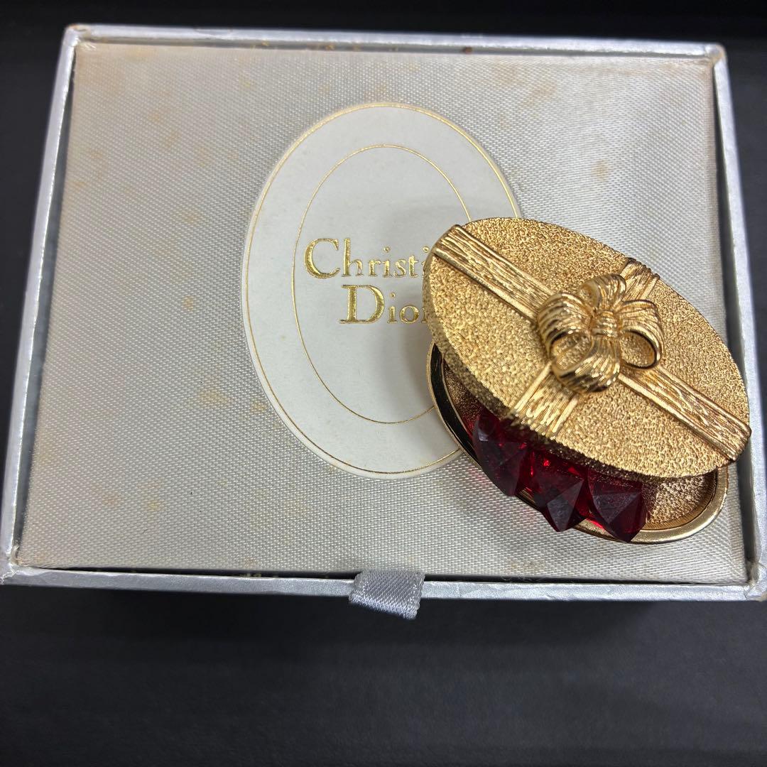 クリスチャンディオール ブローチ ギフトボックス　　ヴィンテージ