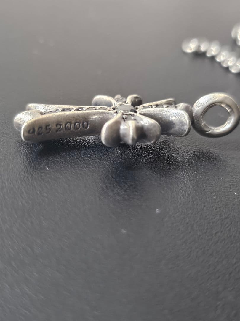 クロムハーツタイニーファット　ブラックダイヤモンド