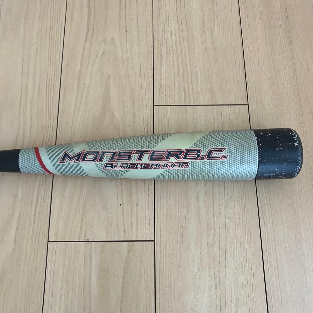 少年軟式用ゼットモンスターブラックキャノン 80cm660g 専用ケース付き