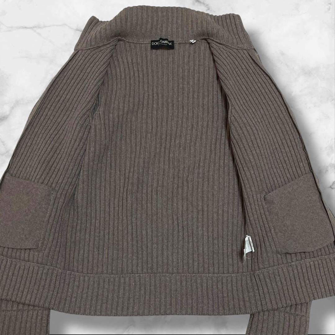 極美品● ドルチェアンドガッバーナ ニット ジャケット ドライバーズニット 48