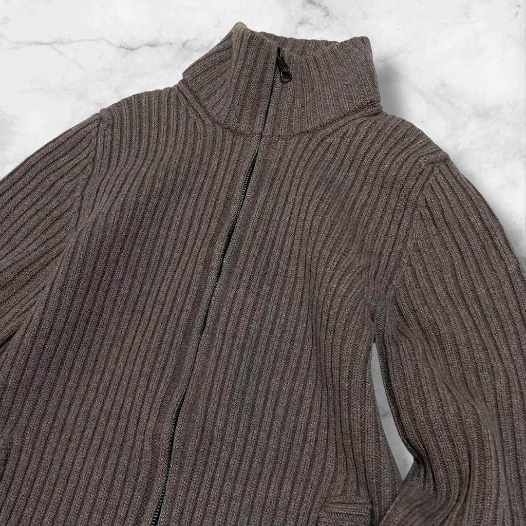 極美品● ドルチェアンドガッバーナ ニット ジャケット ドライバーズニット 48