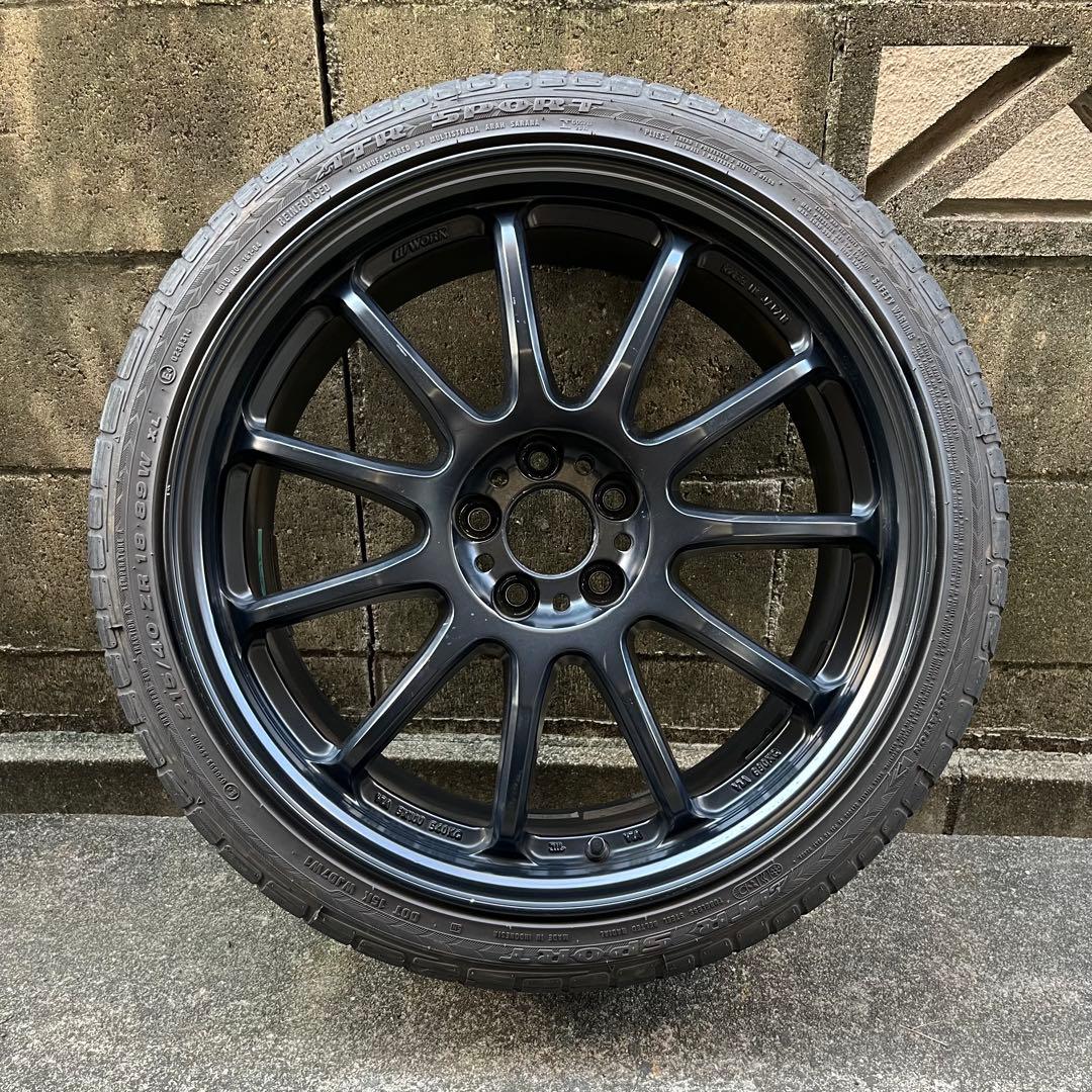 Work Emotion 11r 18インチ マットブラックホイールセット