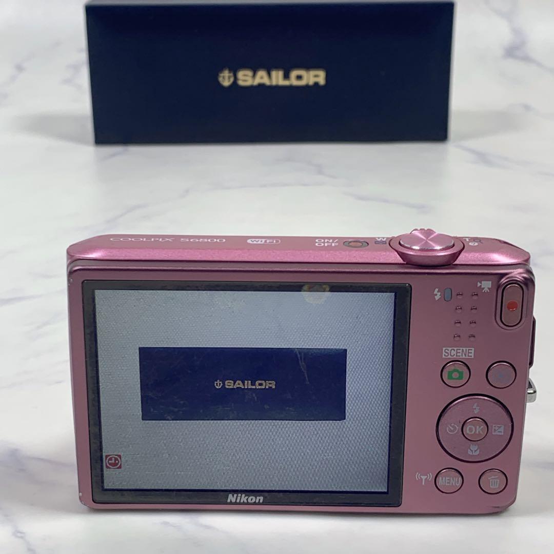 Nikon COOLPIX S6800 コンパクトデジタルカメラ 可愛いピンク!