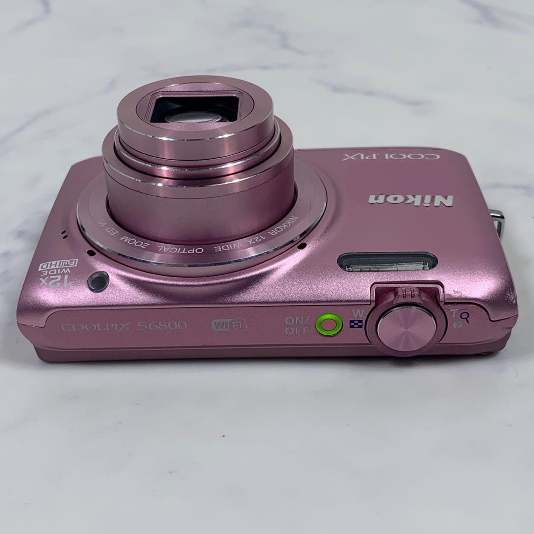 Nikon COOLPIX S6800 コンパクトデジタルカメラ 可愛いピンク!