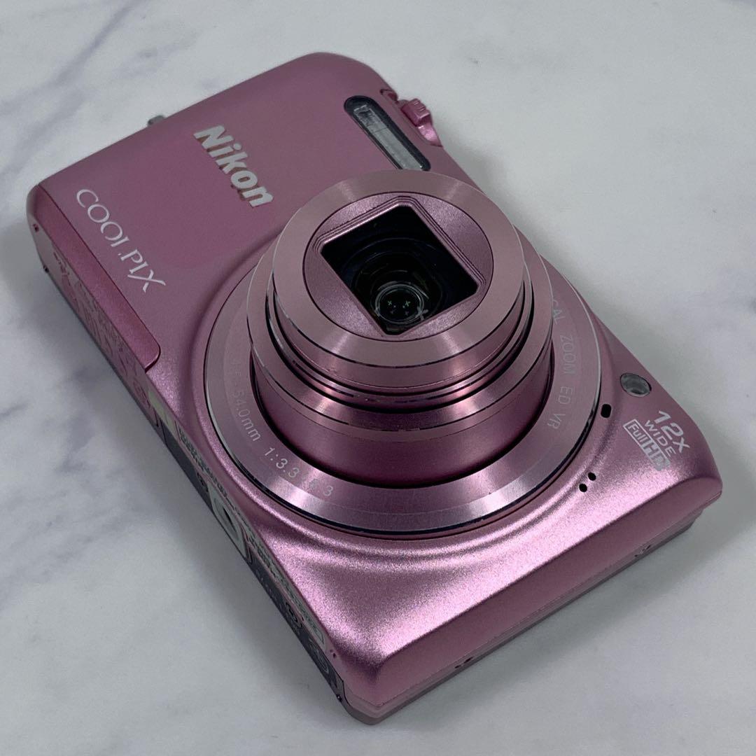 Nikon COOLPIX S6800 コンパクトデジタルカメラ 可愛いピンク!