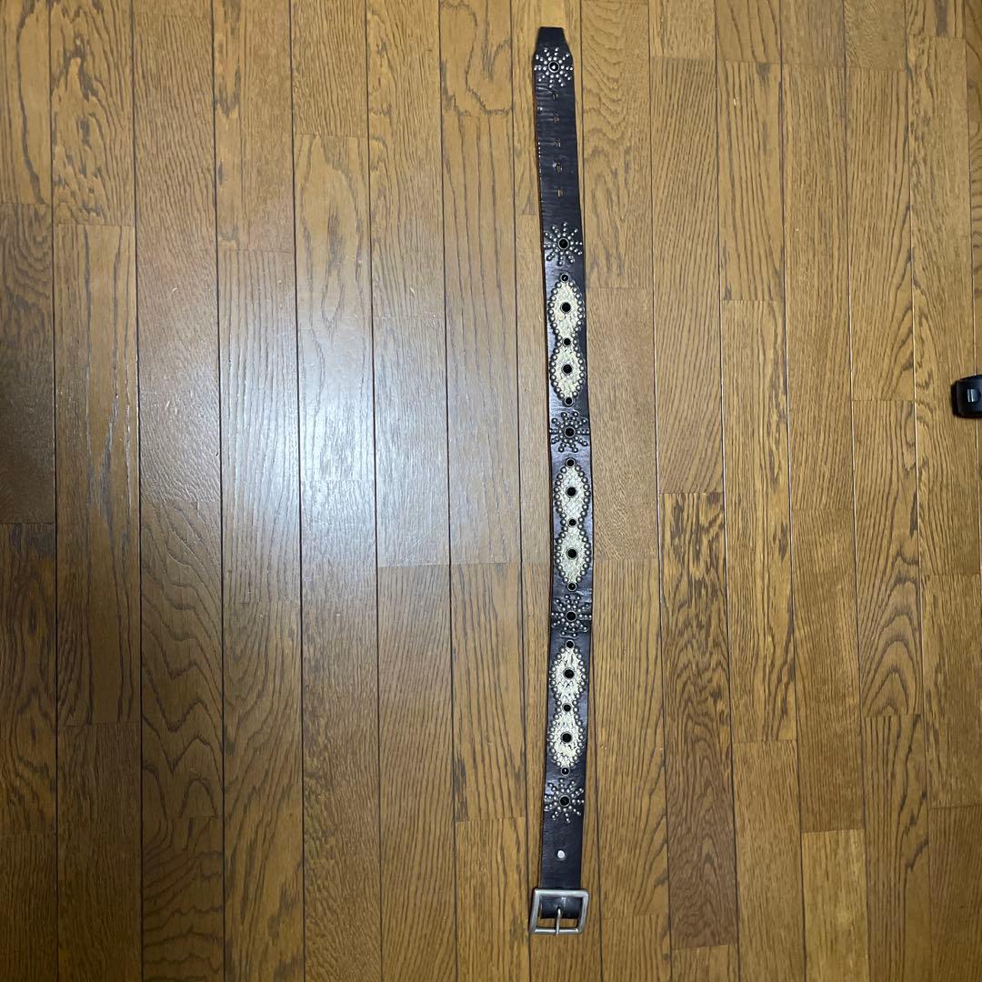 H T Cスタッズベルト　サイズ32 ブラック