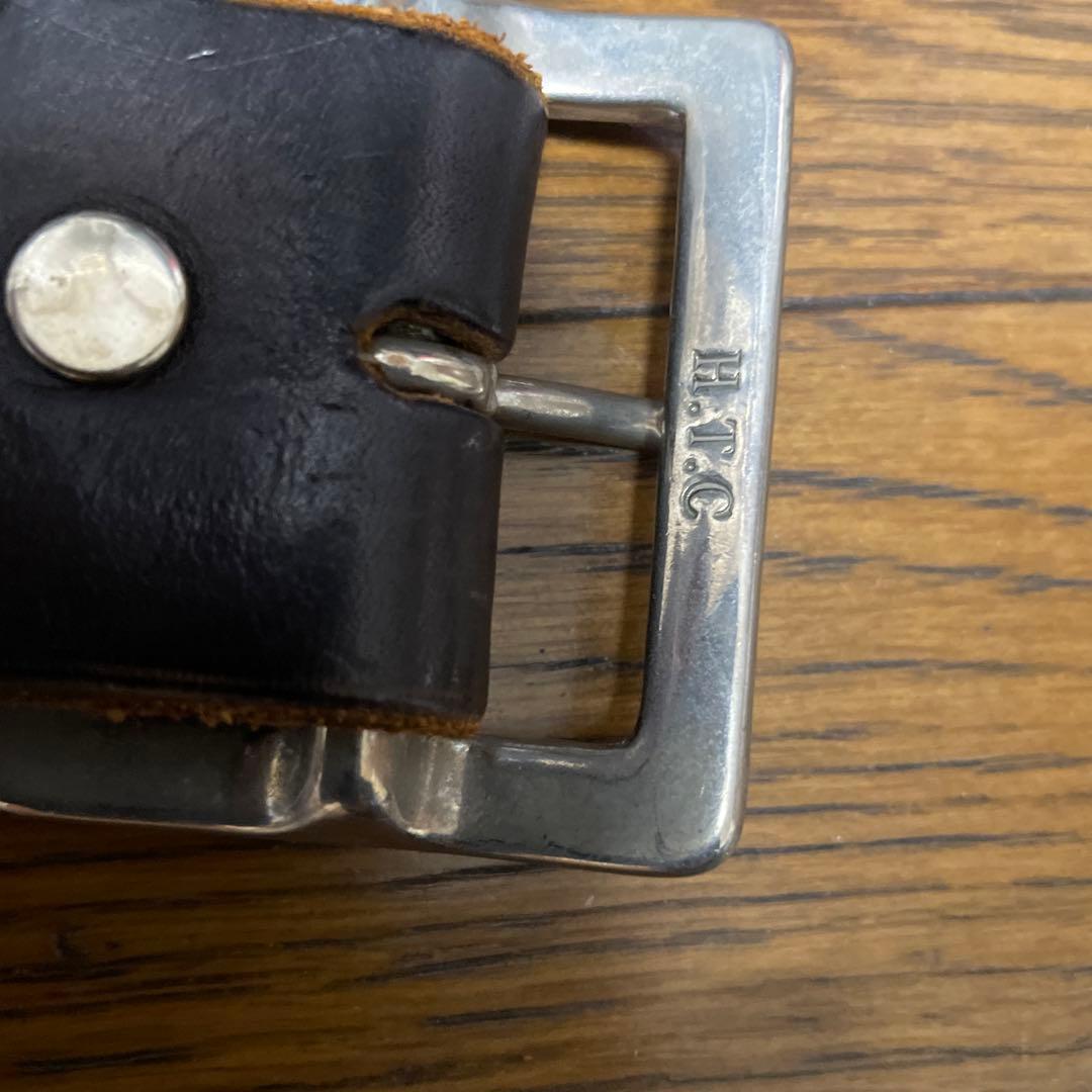 H T Cスタッズベルト　サイズ32 ブラック