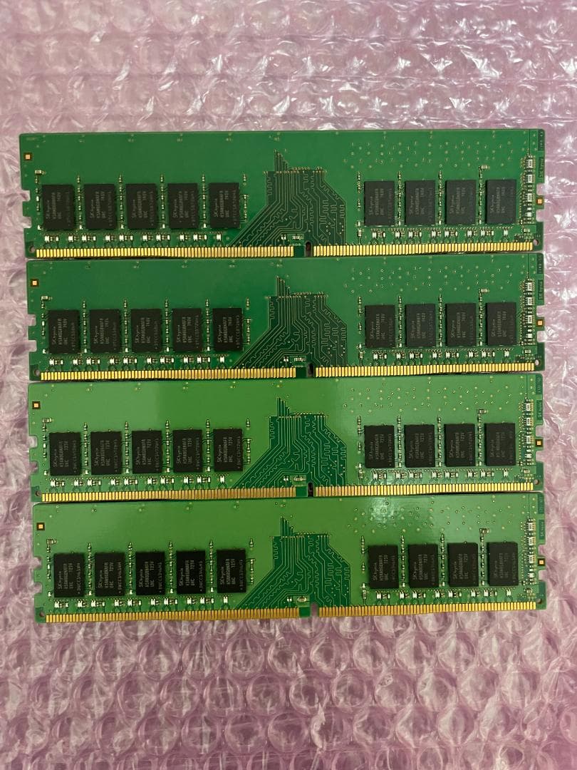 メモリ 8GB×4枚=32GB ECC DDR4-2400 動作保証