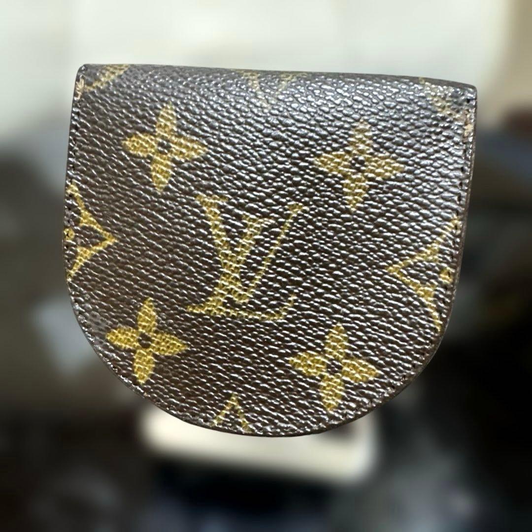 ⑤☆美品☆モノグラム ♪ケース 馬蹄型 財布 ポルトモネ キュヴェット