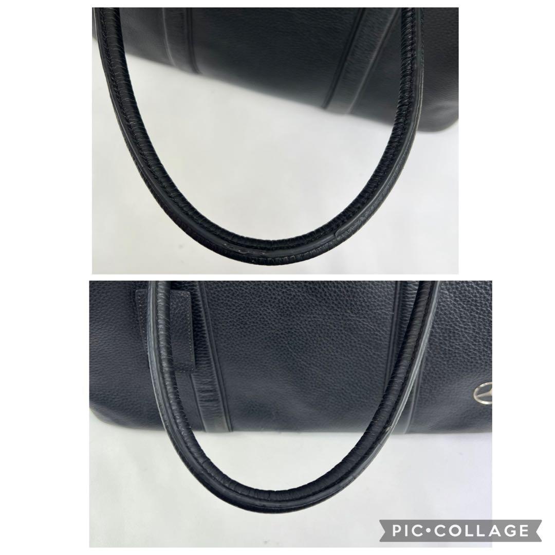 【TAKU様】バーニーズニューヨーク トートバッグ ビジネス ベンツ 本革 黒