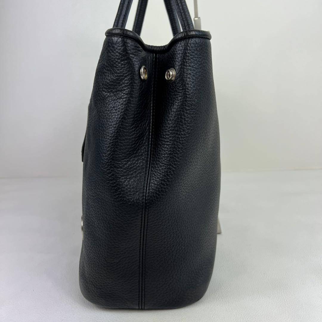 【TAKU様】バーニーズニューヨーク トートバッグ ビジネス ベンツ 本革 黒