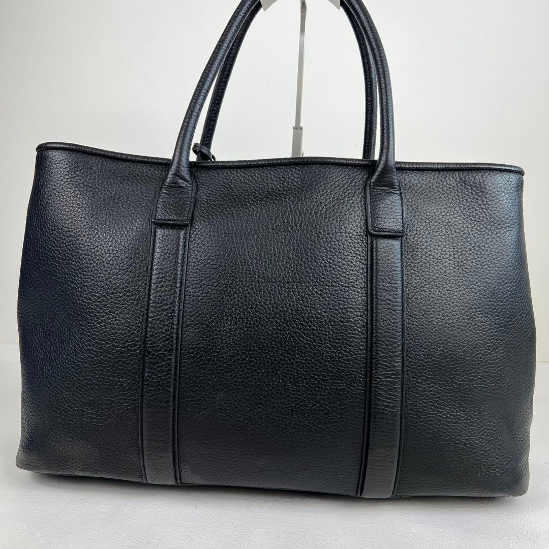 【TAKU様】バーニーズニューヨーク トートバッグ ビジネス ベンツ 本革 黒