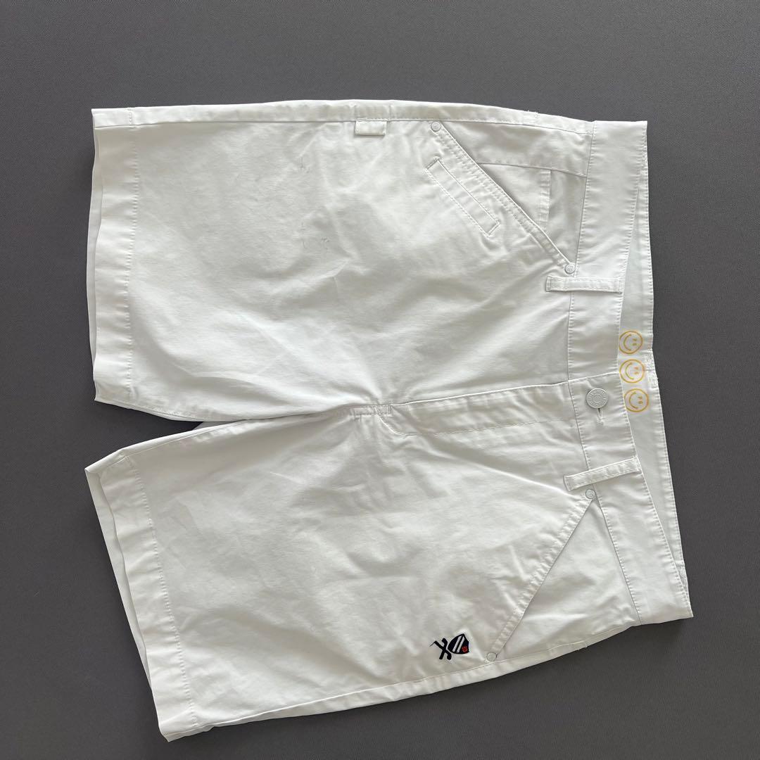 パーリーゲイツ　セットアップ　メンズ　ゴルフ　モックネック　ボーダー　パンツ　M