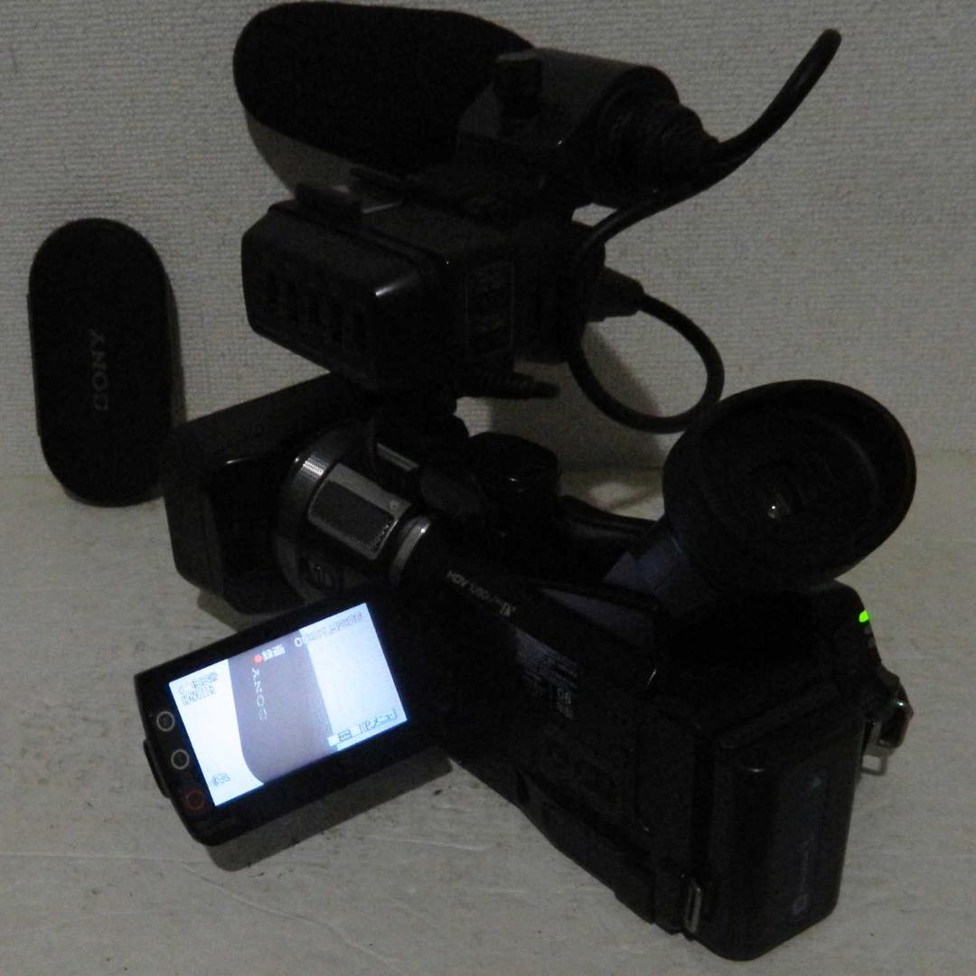 動作品 SONY HVR-A1J DRUM630h ガンマイク付 業務用