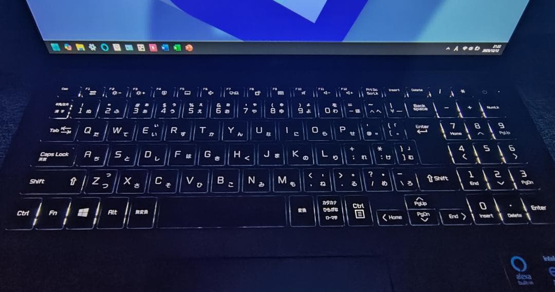 美品 LG gram 16 core i5 新品SSD 1000GB 使用時間少