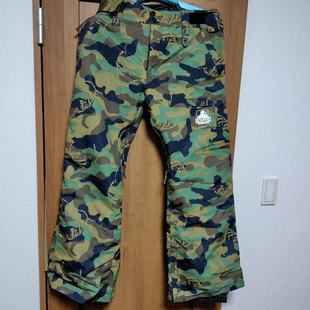 BONFIRE×XLARGE カモフラ柄 スノーボードパンツ
