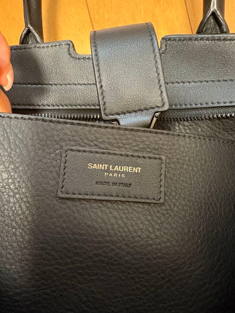 SAINT LAURENT ダウンタウンカバス2WAYハンドバッグ ブラック