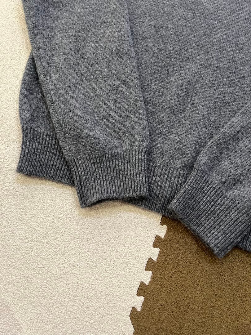 北欧暮らしの道具店　グレー ポロネック 長袖ニット　新品
