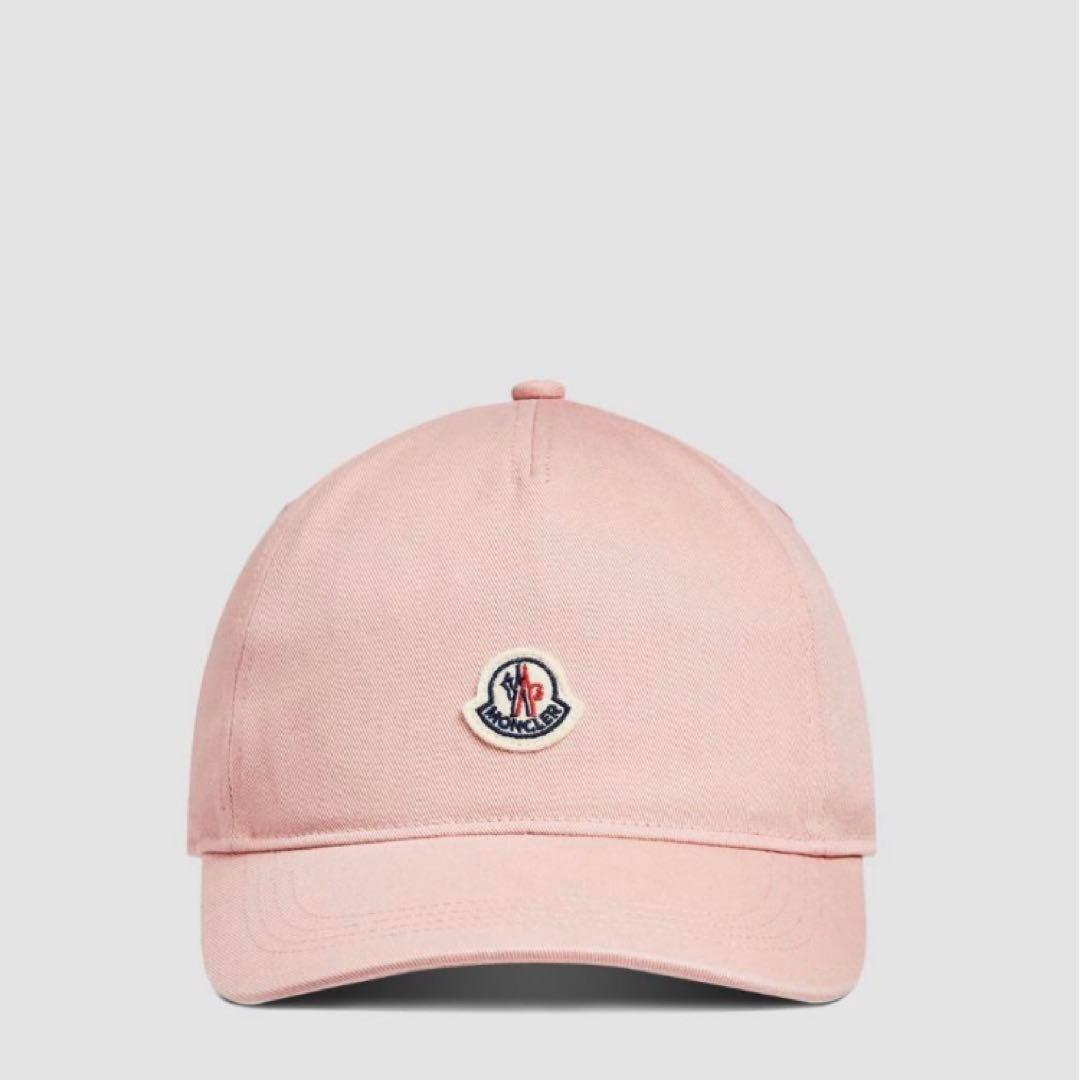 MONCLERキャップ ピンク