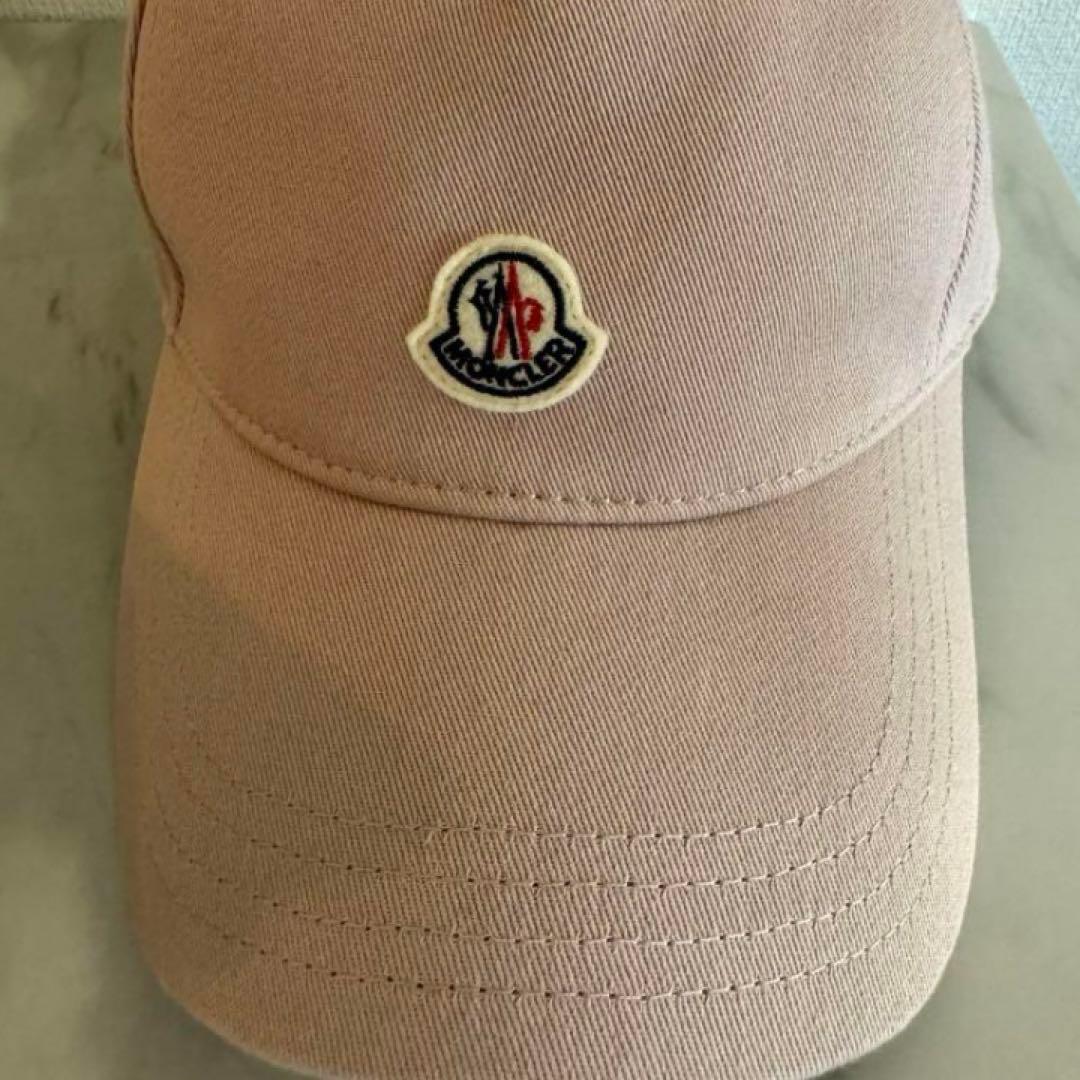 MONCLERキャップ ピンク