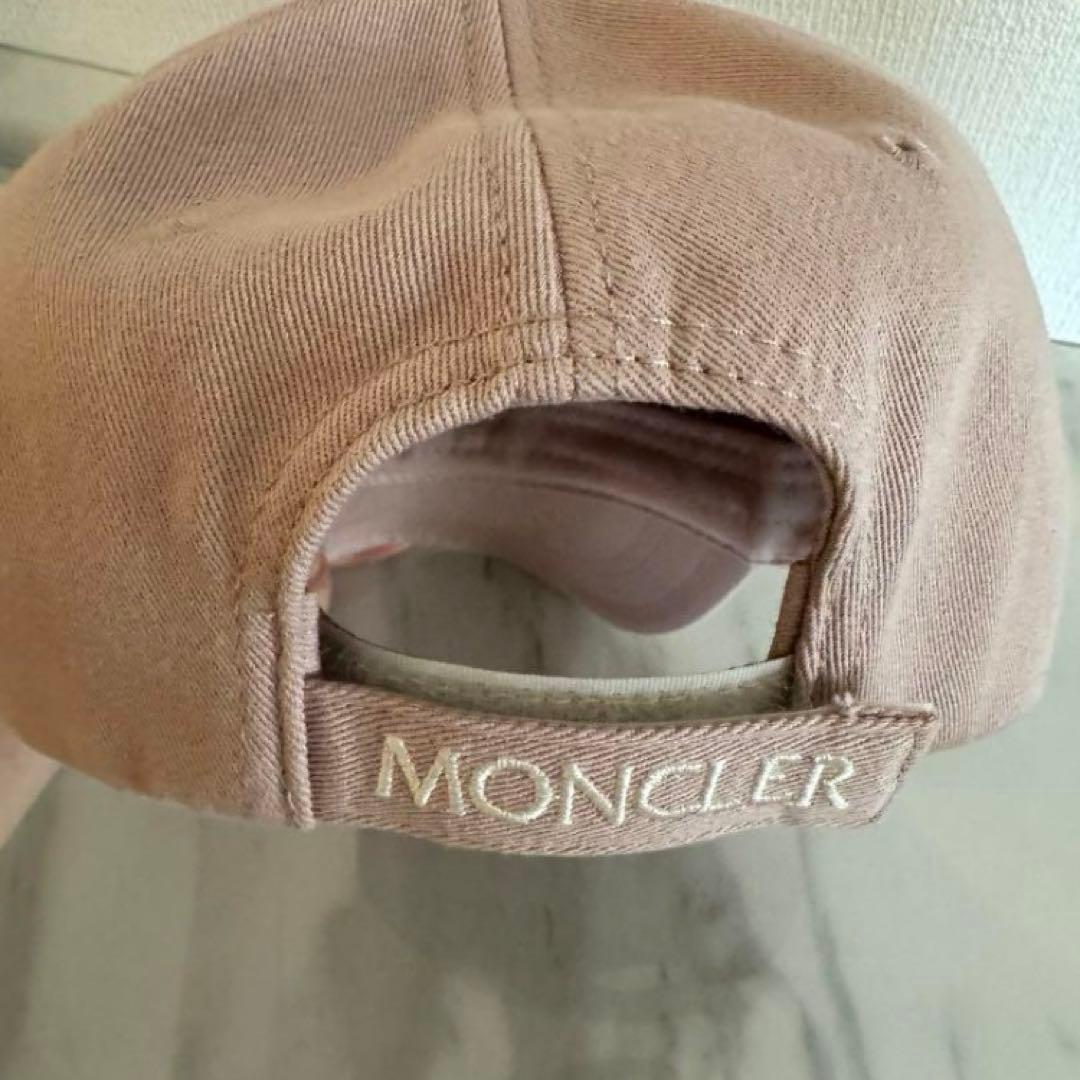 MONCLERキャップ ピンク