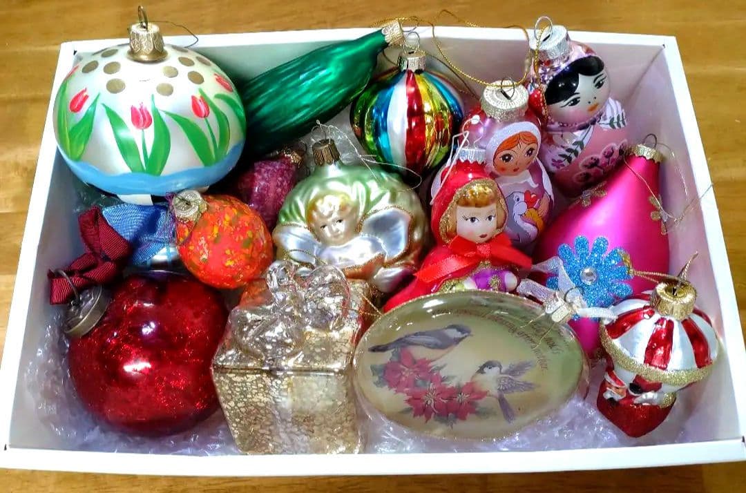クリスマスオーナメント セット ガラスオーナメント