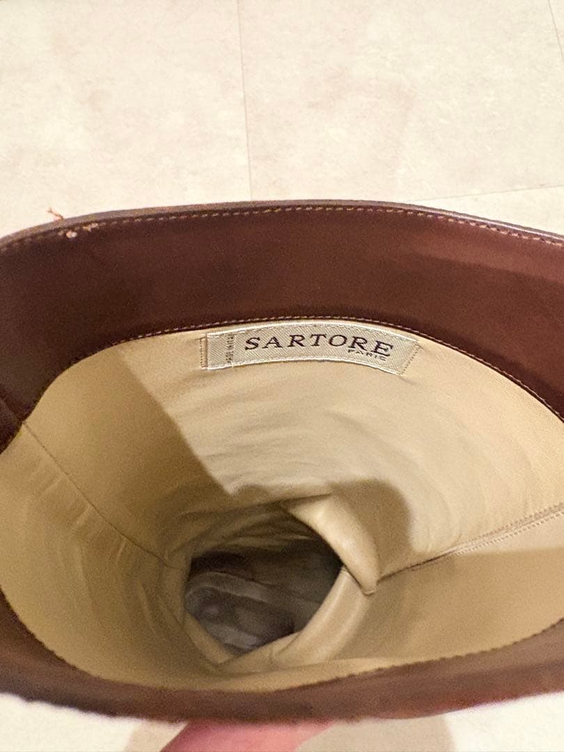 美品 サルトル SARTORE ブーツ ロングブーツ 乗馬ブーツ レディース