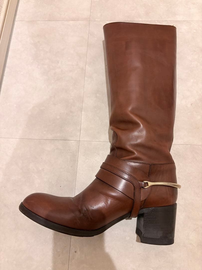 美品 サルトル SARTORE ブーツ ロングブーツ 乗馬ブーツ レディース