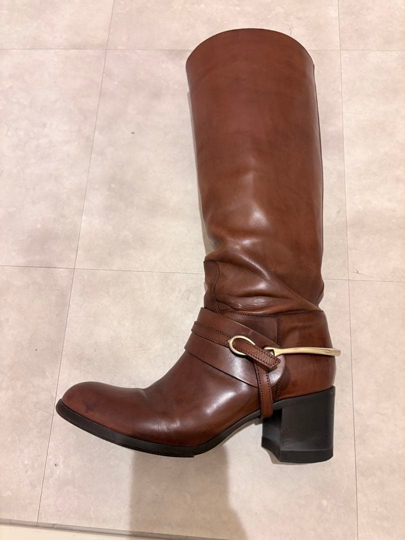 美品 サルトル SARTORE ブーツ ロングブーツ 乗馬ブーツ レディース
