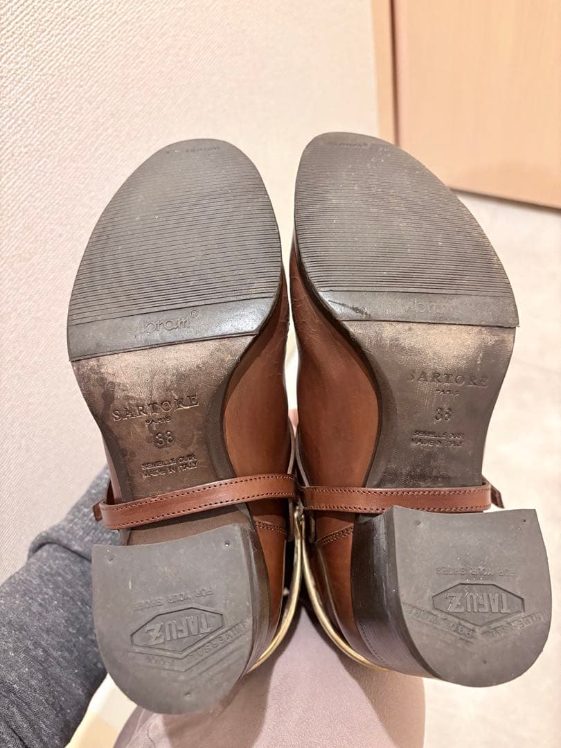 美品 サルトル SARTORE ブーツ ロングブーツ 乗馬ブーツ レディース