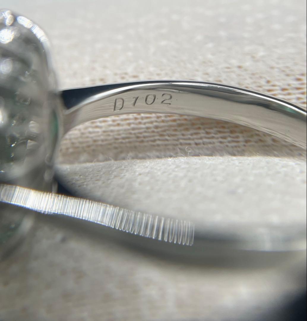 専用JA72★高級 コロンビア産大粒エメラルド3.21ct D リング鑑付