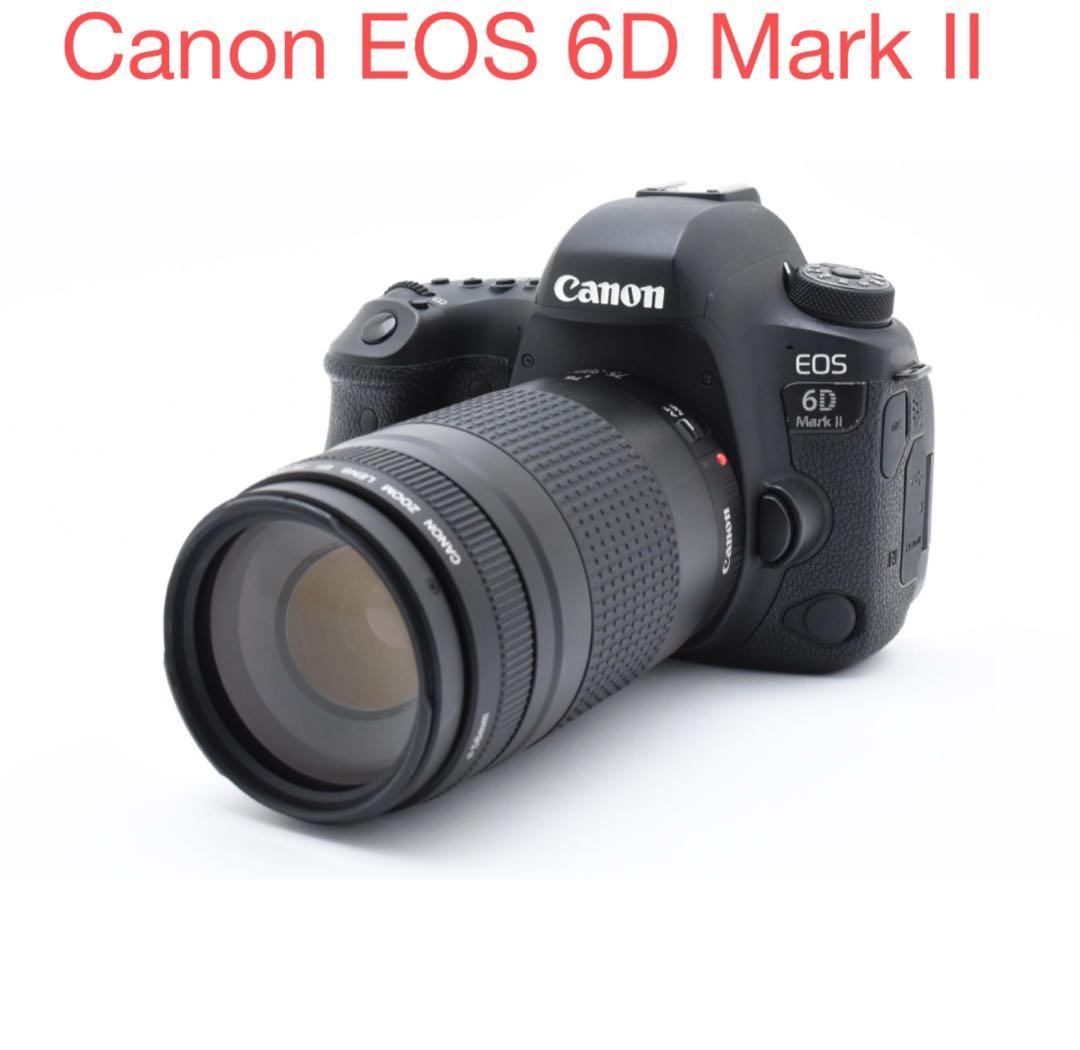 一眼レフ カメラ Canon EOS 6D Mark II 望遠レンズセット