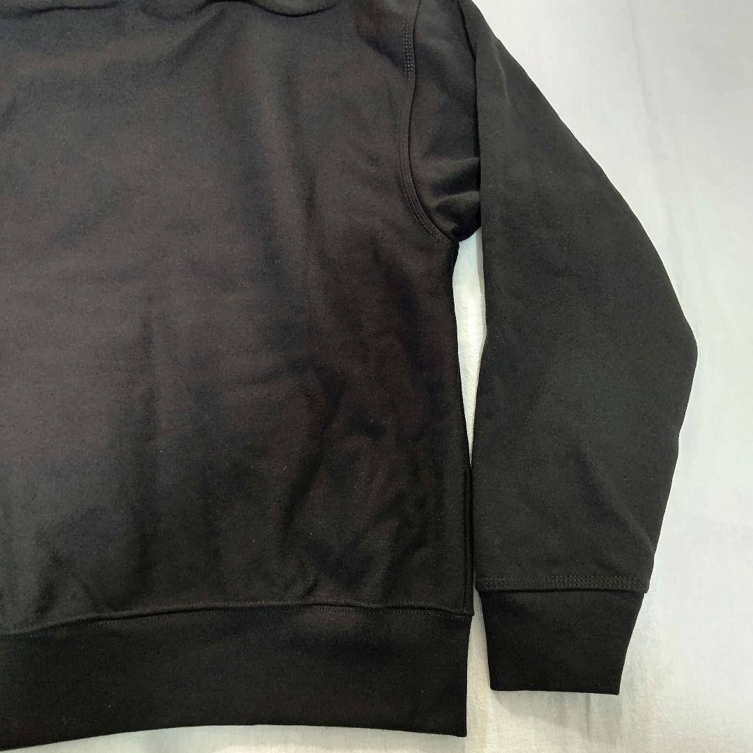 【希少】Stussy ブラック パーカー フロントジッパー　左利き用ジッパー　黒