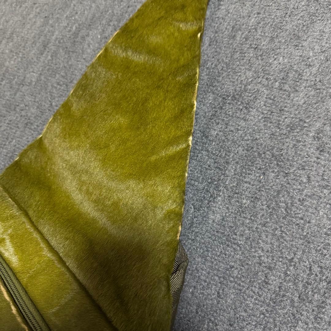 PRADA プラダ ボディバッグ ハラコ グリーン ショルダーバック ファー